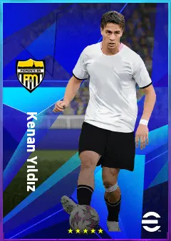 Kenan Yıldız eFootball 2026 player card, 82 OVR AMF