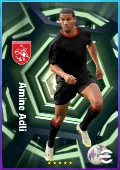 Amine Adli eFootball 2026 player card, 81 OVR AMF