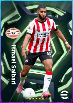 Ismael Saibari eFootball 2026 player card, 80 OVR AMF