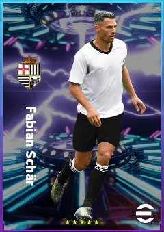 Fabian Schär eFootball 2026 player card, 81 OVR CB