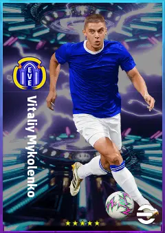 Vitaliy Mykolenko eFootball 2026 player card, 79 OVR LB