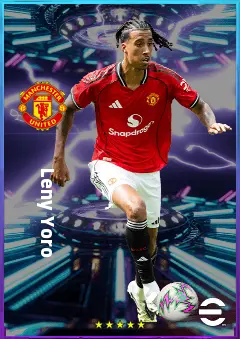 Leny Yoro eFootball 2026 player card, 81 OVR CB