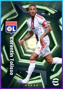 Corentin Tolisso eFootball 2026 player card, 79 OVR CMF
