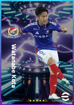 Watanabe Kota eFootball 2026 player card, 77 OVR CMF