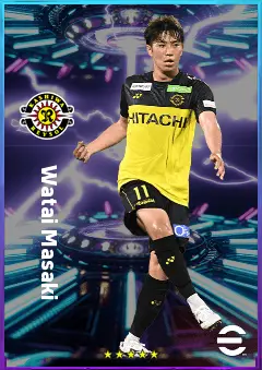 Watai Masaki eFootball 2026 player card, 76 OVR AMF