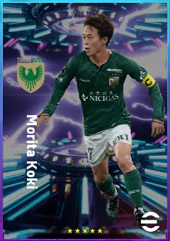 Morita Koki eFootball 2026 player card, 76 OVR CMF