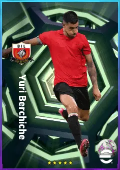 Yuri Berchiche eFootball 2026 player card, 80 OVR LB