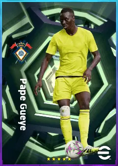Pape Gueye eFootball 2026 player card, 80 OVR DMF