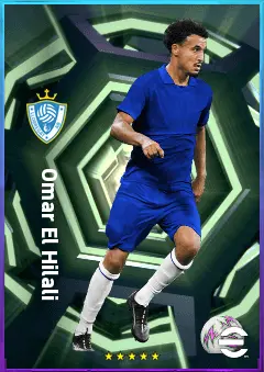 Omar El Hilali eFootball 2026 player card, 80 OVR RB