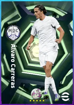 Álvaro Carreras eFootball 2026 player card, 83 OVR LB