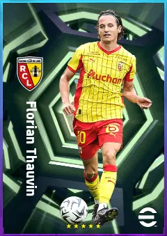 Florian Thauvin eFootball 2026 player card, 80 OVR RWF