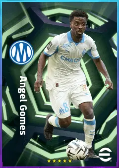 Angel Gomes eFootball 2026 player card, 80 OVR CMF