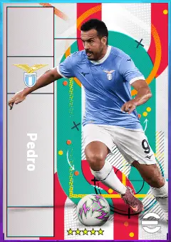 Pedro eFootball 2026 player card, 79 OVR RWF