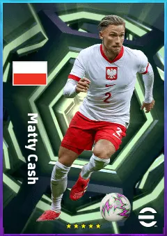 Matty Cash eFootball 2026 player card, 80 OVR RB