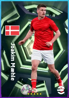 Joakim Mæhle eFootball 2026 player card, 81 OVR LB