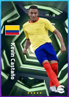 Kevin Castaño eFootball 2026 player card, 80 OVR DMF
