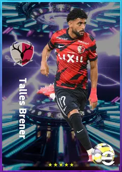 Talles Brener eFootball 2026 player card, 78 OVR AMF