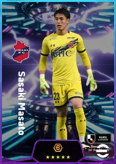 Sasaki Masato eFootball 2026 player card, 78 OVR GK