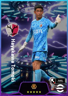 Hayakawa Tomoki eFootball 2026 player card, 79 OVR GK