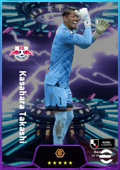Kasahara Takashi eFootball 2026 player card, 77 OVR GK
