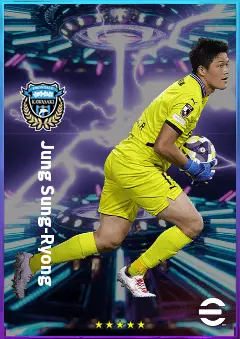 Jung Sung-Ryong eFootball 2026 player card, 77 OVR GK