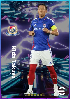 Kida Takuya eFootball 2026 player card, 78 OVR DMF
