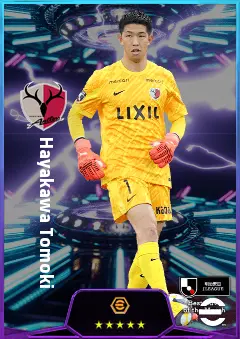 Hayakawa Tomoki eFootball 2026 player card, 78 OVR GK