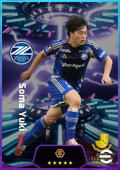 Soma Yuki eFootball 2026 player card, 80 OVR AMF