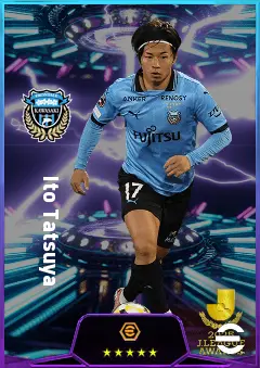Ito Tatsuya eFootball 2026 player card, 78 OVR RMF