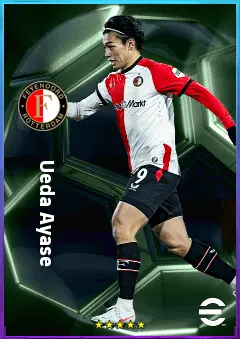 Ueda Ayase eFootball 2026 player card, 78 OVR CF