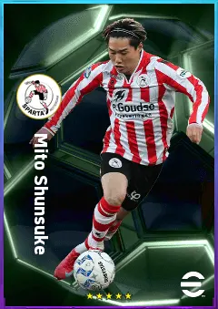 Mito Shunsuke eFootball 2026 player card, 78 OVR RMF
