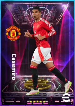 Casemiro eFootball 2026 player card, 82 OVR DMF