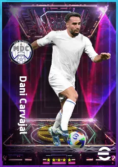 Dani Carvajal eFootball 2026 player card, 82 OVR RB