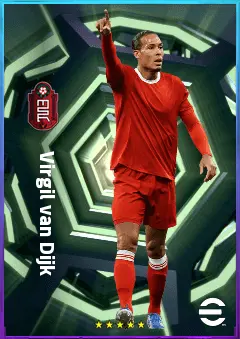 Virgil van Dijk eFootball 2026 player card, 84 OVR CB