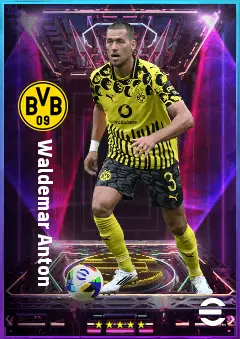 Waldemar Anton eFootball 2026 player card, 81 OVR CB