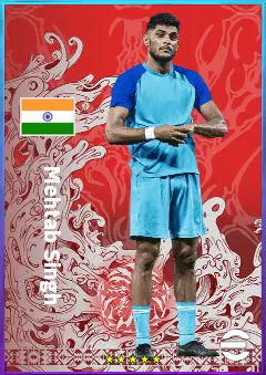 Mehtab Singh eFootball 2026 player card, 73 OVR CB