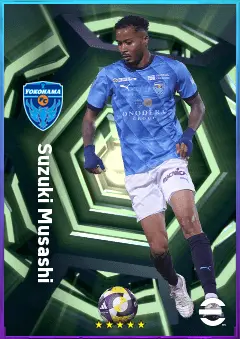 Suzuki Musashi eFootball 2026 player card, 74 OVR CF
