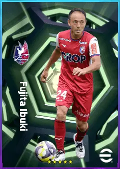 Fujita Ibuki eFootball 2026 player card, 76 OVR CMF