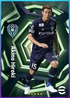 Akino Hiroki eFootball 2026 player card, 74 OVR DMF