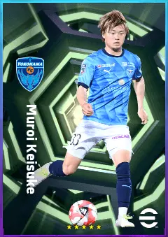 Muroi Keisuke eFootball 2026 player card, 74 OVR LWF