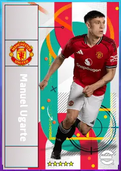 Manuel Ugarte eFootball 2026 player card, 82 OVR DMF
