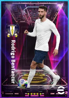 Rodrigo Bentancur eFootball 2026 player card, 81 OVR CMF