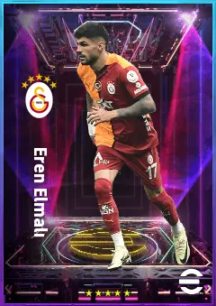 Eren Elmalı eFootball 2026 player card, 80 OVR LB