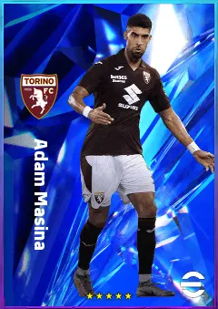 Adam Masina eFootball 2026 player card, 78 OVR CB