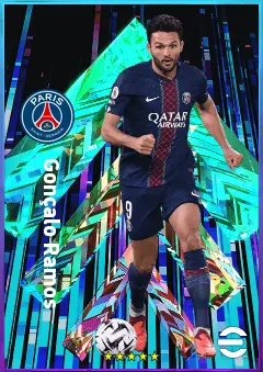Gonçalo Ramos eFootball 2026 player card, 82 OVR CF