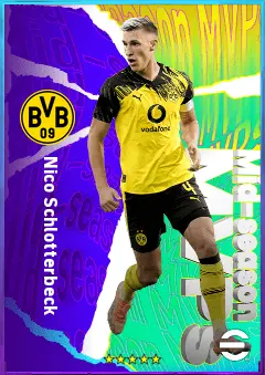 Nico Schlotterbeck eFootball 2026 player card, 83 OVR CB