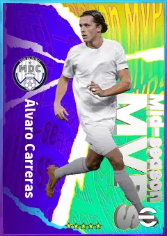 Álvaro Carreras eFootball 2026 player card, 81 OVR LB