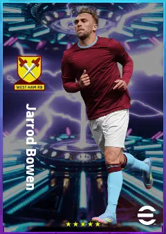 Jarrod Bowen eFootball 2026 player card, 82 OVR RMF