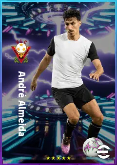 André Almeida eFootball 2026 player card, 80 OVR AMF