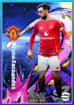 Bruno Fernandes eFootball 2026 player card, 81 OVR AMF